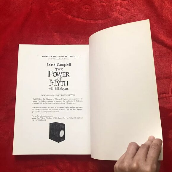The Power of Myth Bill Moyers Joseph Campbell 1988 Paperback Book - Picture 9 of 9